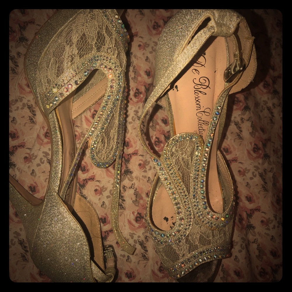 Silver heels